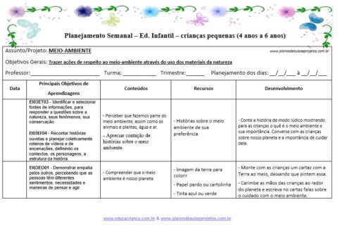 Plano De Aula Trimestral Para Pr Maio Junho Julho E Agosto Modelo