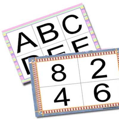 Jogo Pedagógico Bingo do Alfabeto, Alfabetização