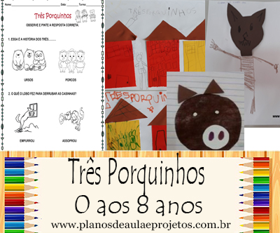 Três ursos - Ed. Infantil e Fundamental - Planos de Aula e Projetos